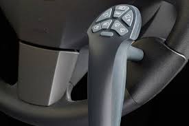 bediening verlichting wissers door middel van beugel over stuurkolom