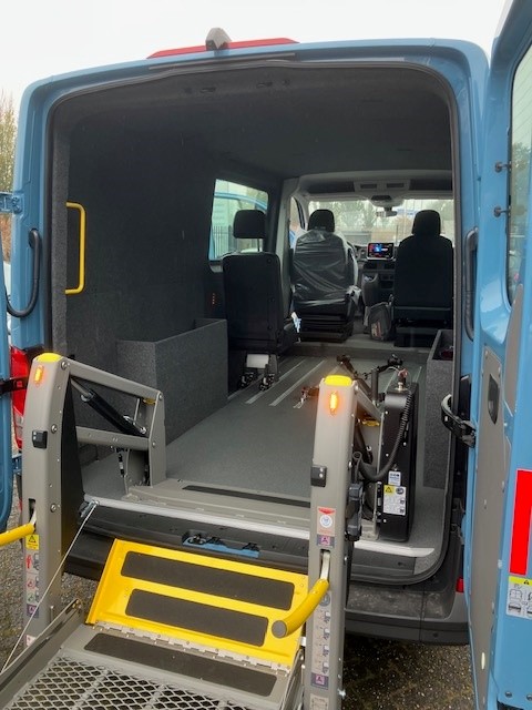 Inrichten bus interieur